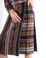 Load image into Gallery viewer, Striped 80&#39;s Silk Dress, Size 8
