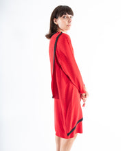 Load image into Gallery viewer, 80&#39;s Guy Laroche Red Silk Dress
