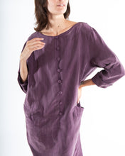 Load image into Gallery viewer, Purple Silk Sack Dress
