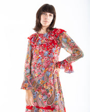 Load image into Gallery viewer, Hanae Mori Red Silk Frock
