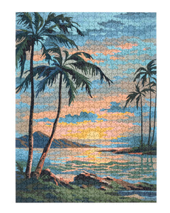 Paint By Numbers Tropics Puzzle, Four Points