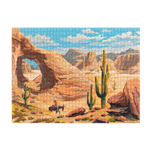 Load image into Gallery viewer, Paint by Numbers Desert Puzzle, Four Point
