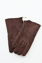 Load image into Gallery viewer, Brown Sheepskin Gloves, 10

