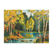 Load image into Gallery viewer, Paint by Numbers Forest Puzzle, Four Point
