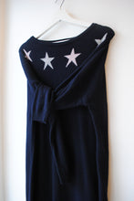 Load image into Gallery viewer, Carina Ricci Navy Star Knit Dress, Medium
