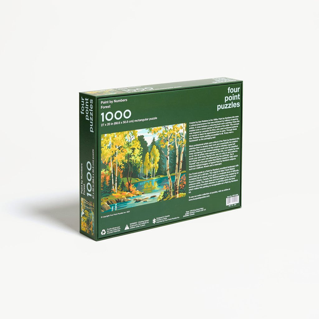 Paint by Numbers Forest Puzzle, Parkside – Penny Arcade Vintage