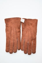 Load image into Gallery viewer, Rust Sheepskin Gloves, 9.5
