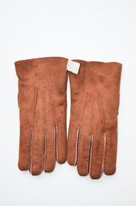 Rust Sheepskin Gloves, 9.5
