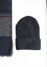 Load image into Gallery viewer, Navy Wool Watch Cap
