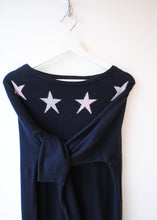 Load image into Gallery viewer, Carina Ricci Navy Star Knit Dress, Medium
