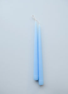 Ice Blue 13” Taper Candles