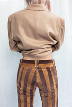 Load image into Gallery viewer, Dolce &amp; Gabbana Striped Suede Trousers, 25”
