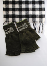 Load image into Gallery viewer, Army Green Fingerless Gloves
