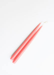 Tea Rose 13" Taper Candles